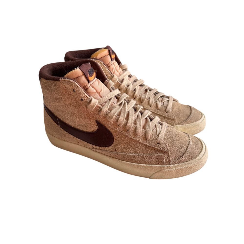 Nike Mens Blazer Mid '77 Premium Rattan Size 9.5 DM0178-200 Light Chocolate NWOB